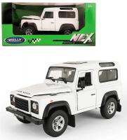 Welly Машинка 1:24 Land Rover Defender I 22498W белый