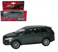 Welly Машинка Kia Sorento металл 43710W-G серый