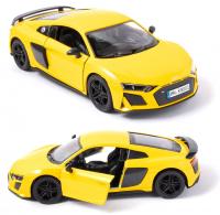 Модель Audi R8 Coupe 2020 1:36 (желтая)