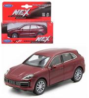 Welly Машинка Porsche Cayenne Turbo 43773W-C вишневый