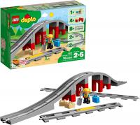 LEGO. Конструктор 10872 Duplo Train Bridge and Tracks (Железнодорожный мост и рельсы