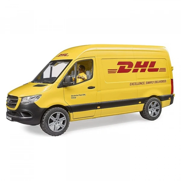 Машина Mercedes-Benz Sprinter фургон DHL с фигуркой