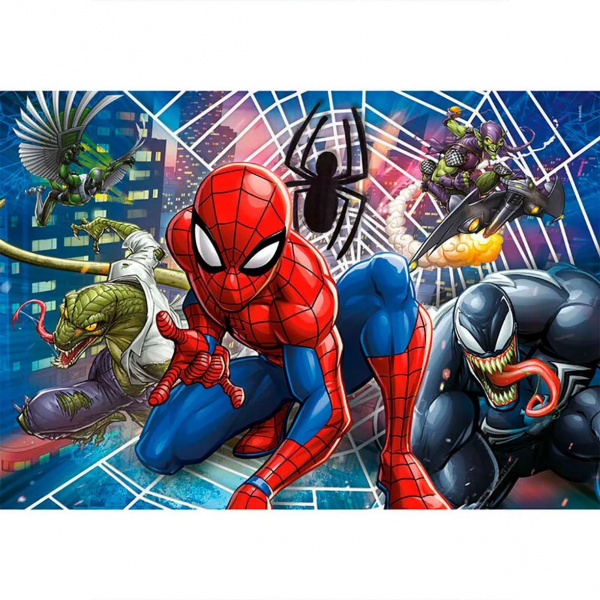 Пазлы. 30 Marvel. Человек паук
