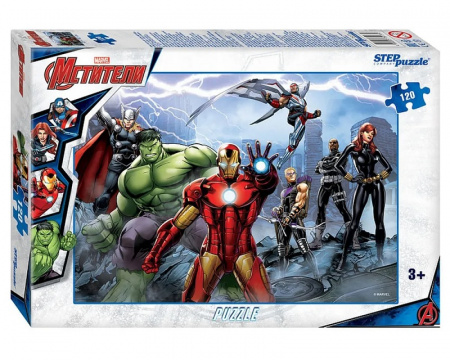 Степ Пазл 120 Marvel Мстители